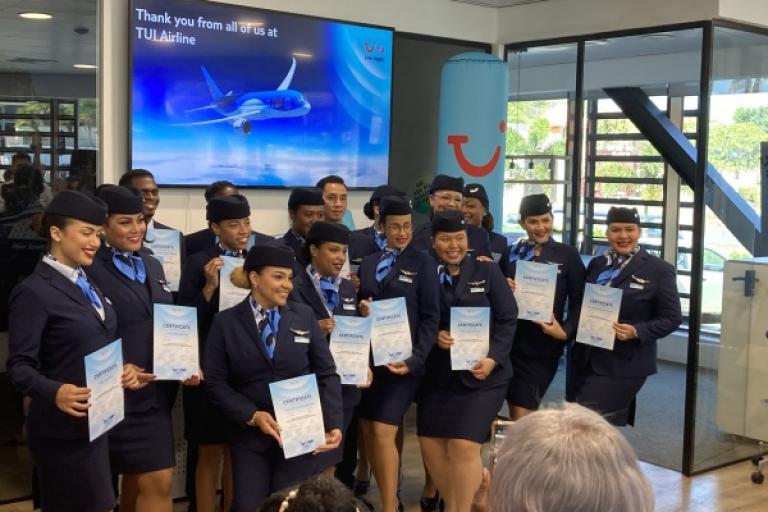 Teaser image for TUI verwelkomt nieuwe groep lokale cabin attendants
